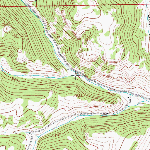 Topographic Map of Oso Creek, CO