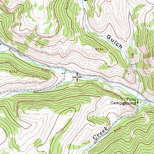 Topographic Map of Cave Creek, CO