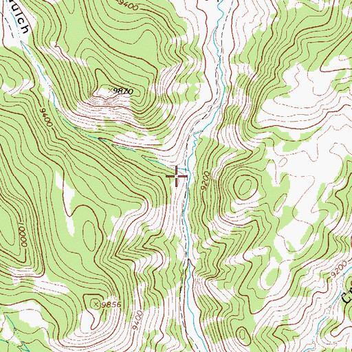 Topographic Map of Royal Gulch, CO