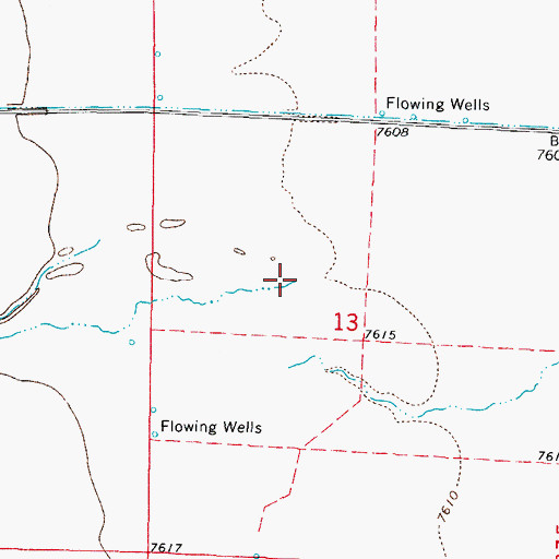 Topographic Map of Mogotas Arroyo, CO