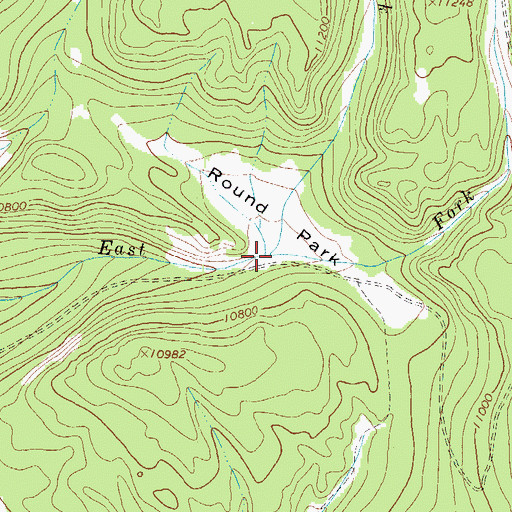 Topographic Map of Viers Creek, CO