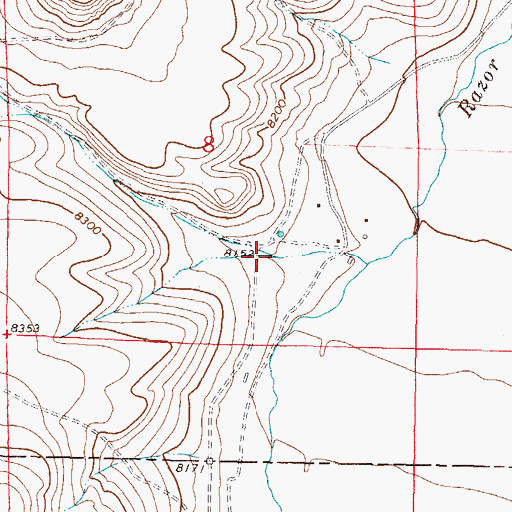 Topographic Map of Long Gulch, CO