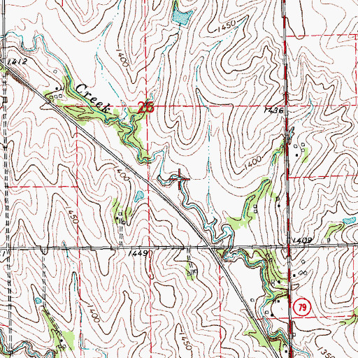 Topographic Map of Czechland Lake, NE