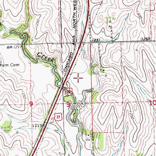 Topographic Map of Pioneer State Recreation Area, NE