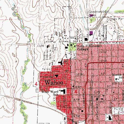 Topographic Map of Haven House, NE