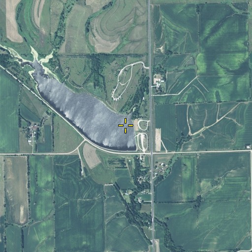 Aerial/Satellite Image of Czechland Lake Recreation Area, NE