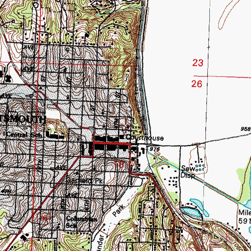 Topographic Map of Saint Lukes Episcopal Church, NE