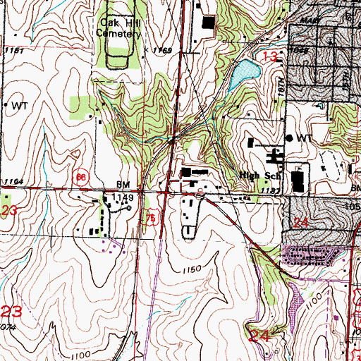 Topographic Map of Faith Alliance Church, NE