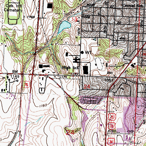 Topographic Map of Hosanna Lutheran Church, NE