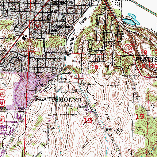 Topographic Map of New Hope Community Church, NE