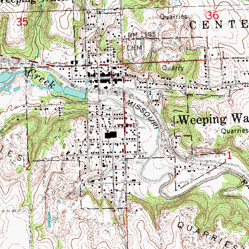Topographic Map of Faith Missionary Church, NE