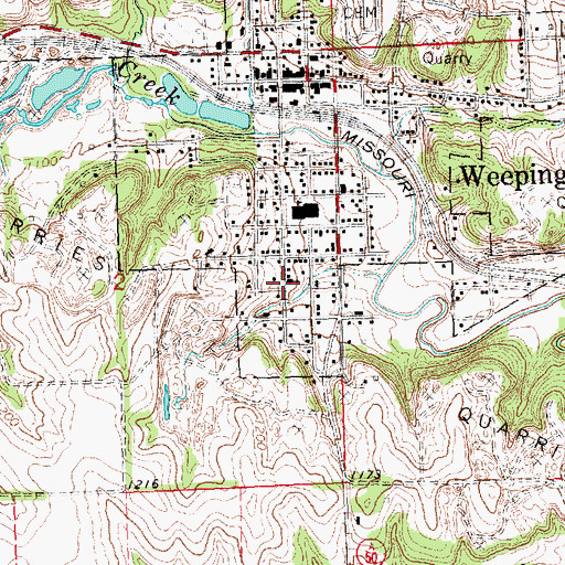 Topographic Map of Saint Paul Lutheran Church, NE