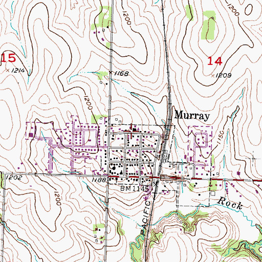 Topographic Map of Conestoga Elementary School, NE