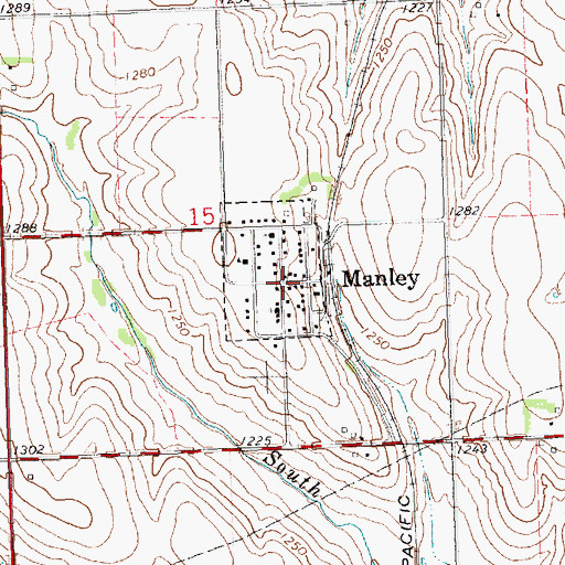 Topographic Map of Saint Patricks Catholic Church, NE