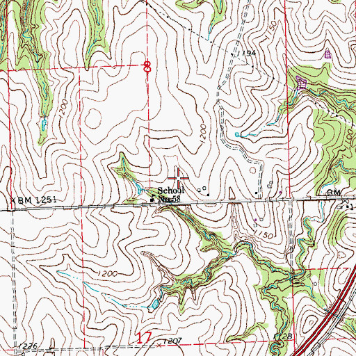 Topographic Map of Strategic Air Command Museum, NE