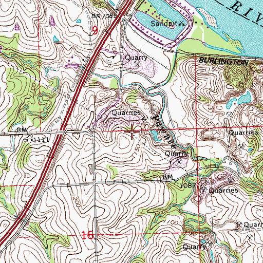 Topographic Map of Wildlife Safari, NE