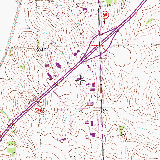 Topographic Map of Frontier Clinic Incorporated, NE