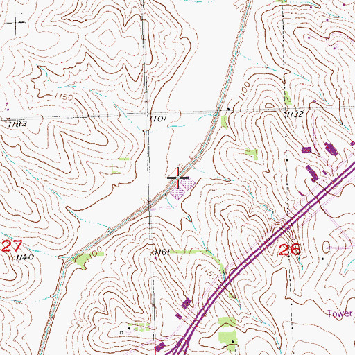 Topographic Map of Chalco Hills Trails, NE