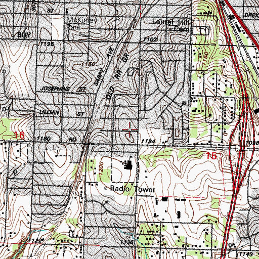 Topographic Map of Pleasantview Berean Church, NE