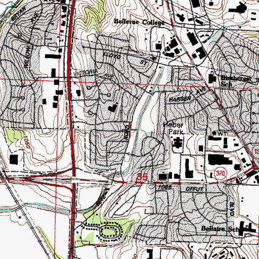 Topographic Map of Reorganized Church of Jesus Christ of Latter Day Saints, NE
