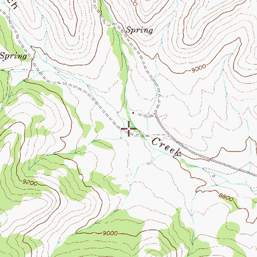 Topographic Map of Houghland Gulch, CO