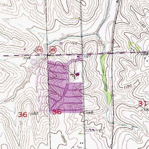 Topographic Map of Westmont Elementary School, NE