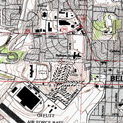 Topographic Map of Kennedy Dental Associates Center, NE