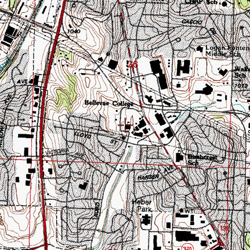 Topographic Map of R Joe Dennis Learning Center, NE
