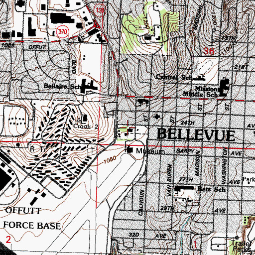 Topographic Map of Gemini Park, NE