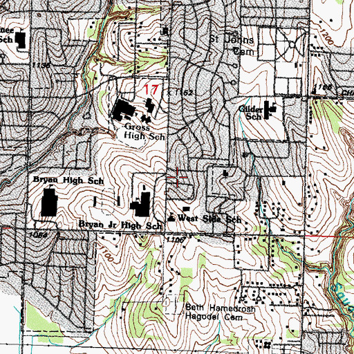 Topographic Map of Goldenrod Park, NE