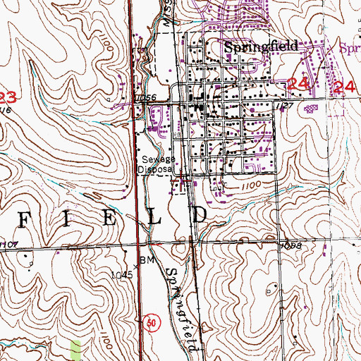 Topographic Map of Latham Elevator, NE