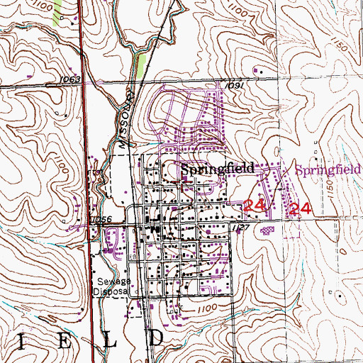 Topographic Map of Our Redeemer Lutheran Church, NE
