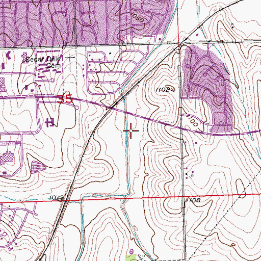 Topographic Map of Family Foot Care Center, NE