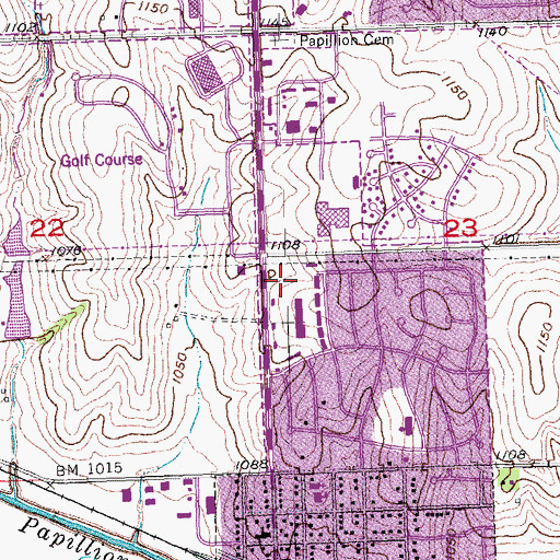 Topographic Map of Physicians Clinic, NE