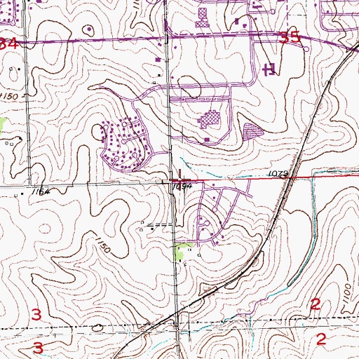 Topographic Map of The Church of Jesus Christ of Latter Day Saints, NE