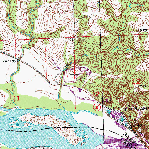 Topographic Map of Ak-Sar-Ben Aquarium, NE