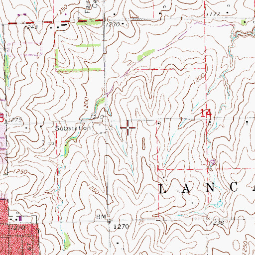 Topographic Map of Eighty-Fourth Street Trail, NE