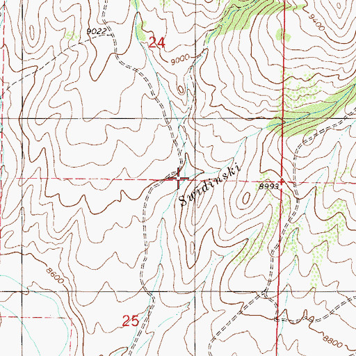 Topographic Map of Sawmill Gulch, CO