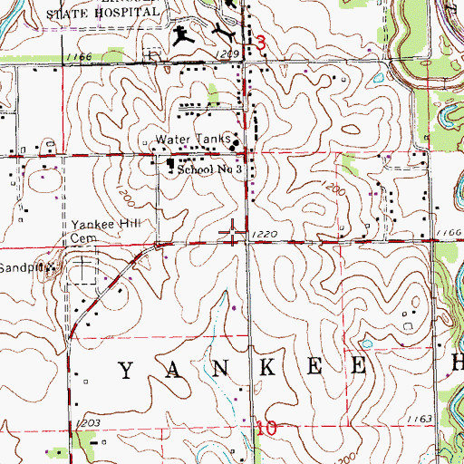 Topographic Map of Bison Trail, NE