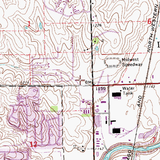 Topographic Map of Superior Street Trail, NE