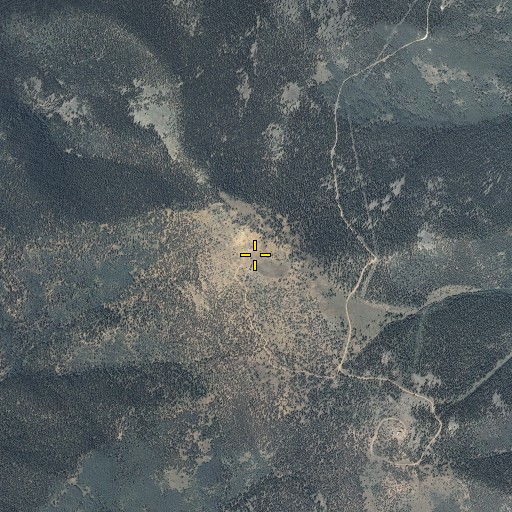 Aerial/Satellite Image of Methodist Mountain, CO