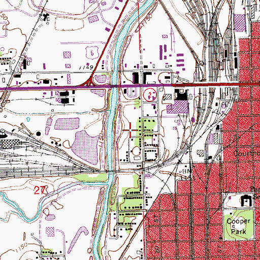 Topographic Map of Schwartzkopf Park, NE
