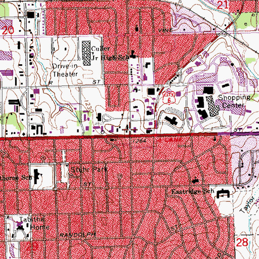 Topographic Map of Consultative Nephrology Peritoneal Dialysis Center, NE