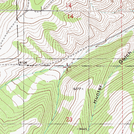 Topographic Map of Stumpy Creek, CO