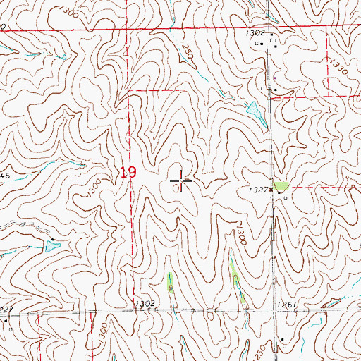 Topographic Map of Cavett Elementary School, NE