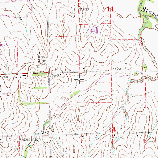 Topographic Map of Faith Lutheran School, NE