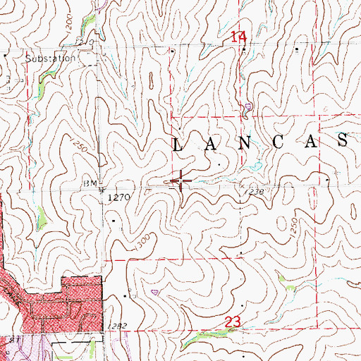 Topographic Map of Saint Davids Episcopal Church, NE