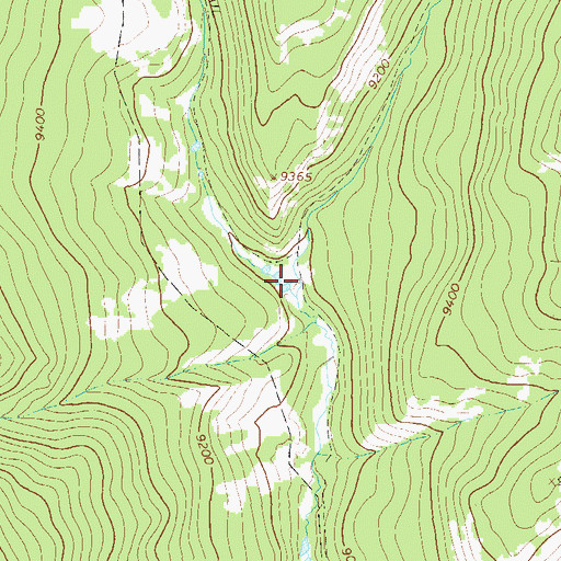 Topographic Map of East Middle Creek, CO