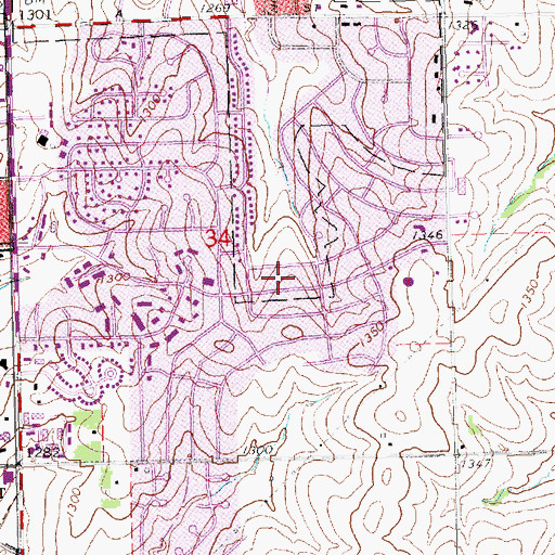 Topographic Map of Saint Josephs Catholic Church, NE