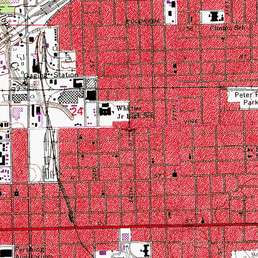 Topographic Map of Saint John Baptist Church, NE